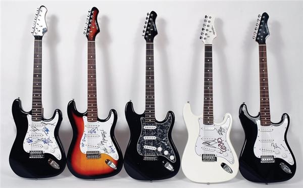 - Collection of Signed Guitars (16)
