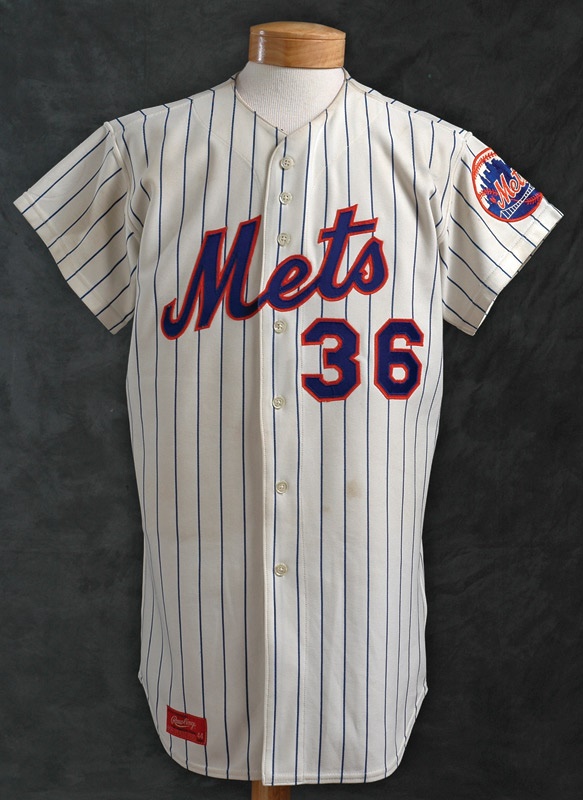 Baseball Equipment - 1975 Jerry Koosman Home New York Mets Game Worn Jersey