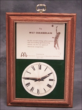 Wilt Chamberlain - 1972 McDonalds Award