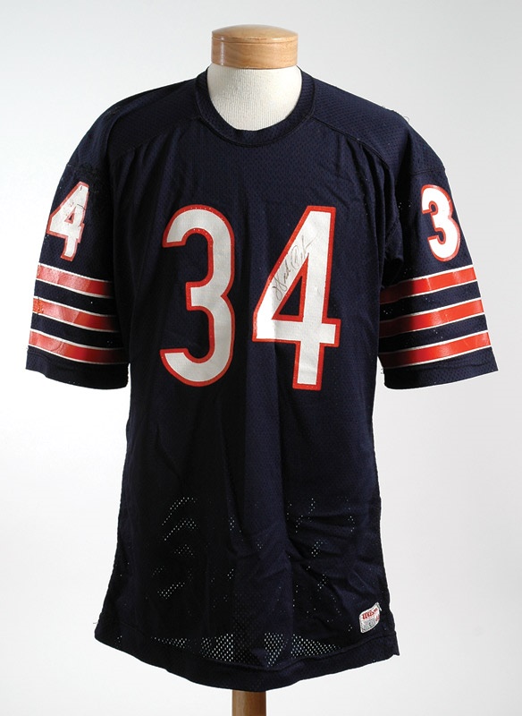 - 1979-82 Walter Payton Chicago Bears Game Used Jersey