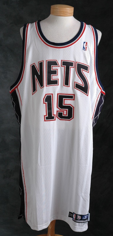 - 2005-06 Vince Carter New Jersey Nets Game Used Jersey