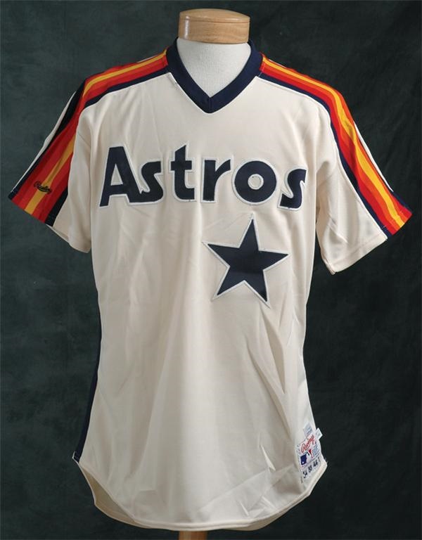 - 1988 Nolan Ryan Game Worn Houston Astros Jersey