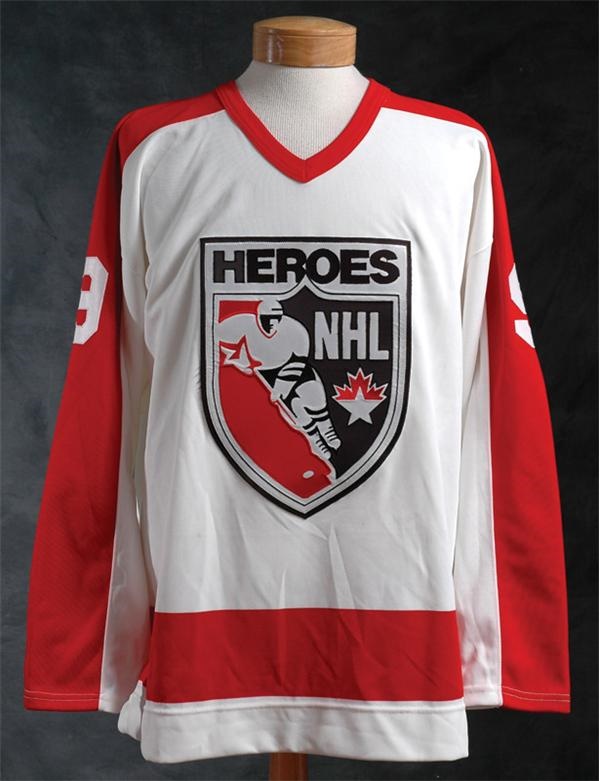 - 1990 Gordie Howe NHL Heroes of Hockey Game Worn Jersey