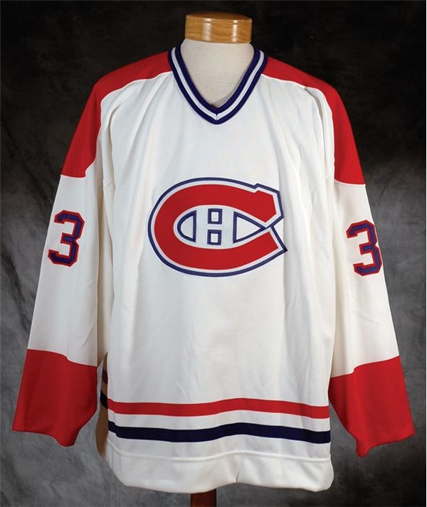 - 1990-1991 Patrick Roy Montreal Canadiens Team Issued Jersey