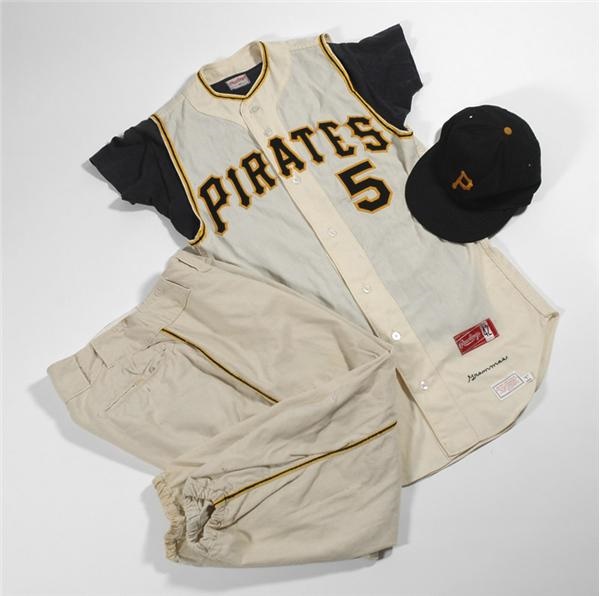 Clemente and Pittsburgh Pirates - 1968 Pittsburgh Pirates Game Worn Uniform with Cap