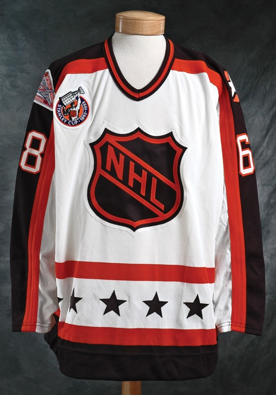 - 1993 Jaromir Jagr NHL All-Star Game Worn Jersey