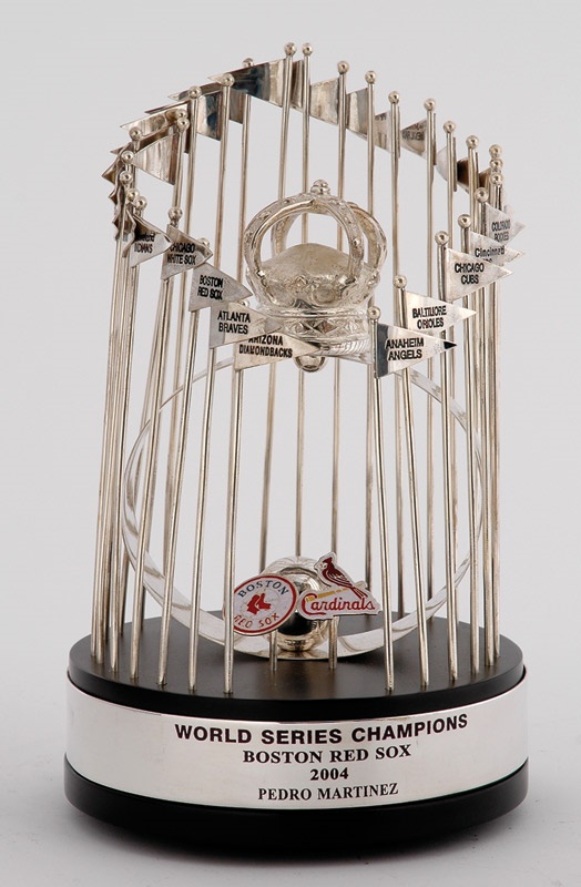 - 2004 Pedro Martinez Sterling Silver World Series Trophy