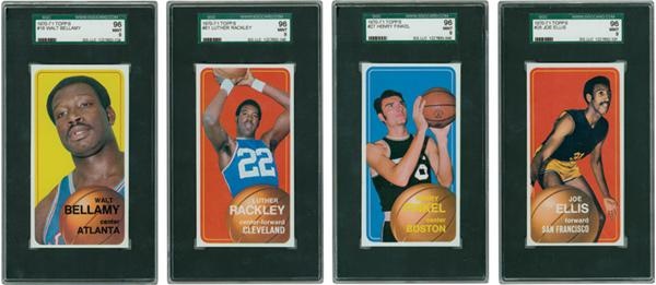 - 1970 - 71 Topps Basketball Cards (49) All SGC 96 MINT 9