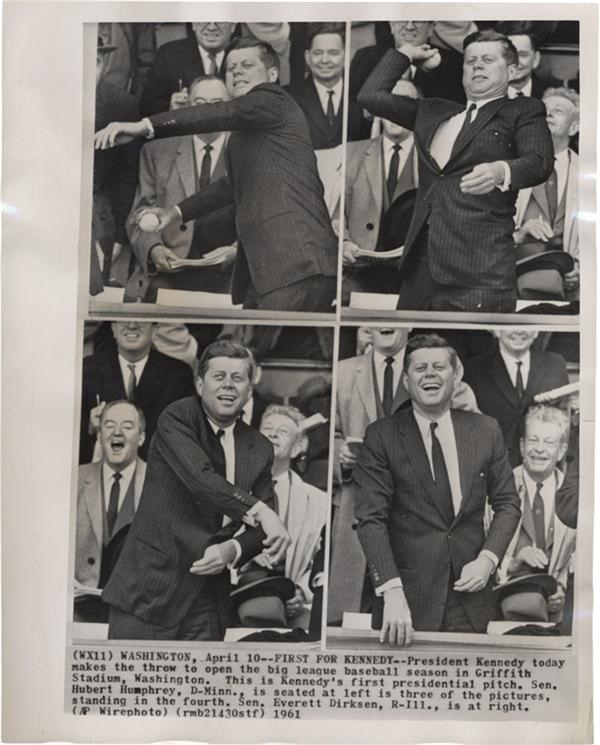 - First Presidential Pitch For Kennedy (1961)