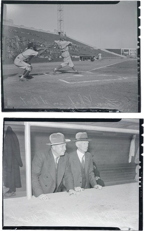 - Ty Cobb visits Connie Mack and the Philadelphia A's in exhibition game with the SF Seals (16 original negatives)