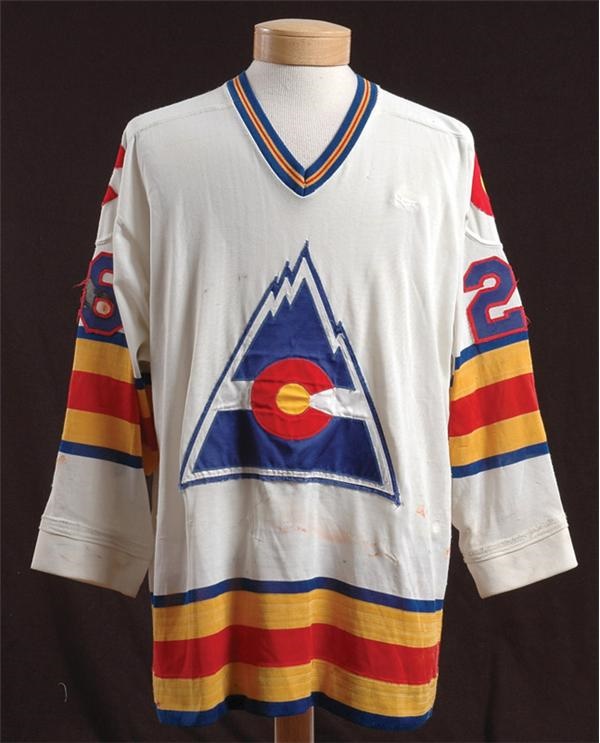 - 1981-1982 Mike Kitchen Colorado Rockies Game Worn Jersey