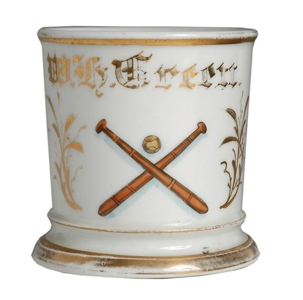 - 19th Century Baseball Shaving Mug