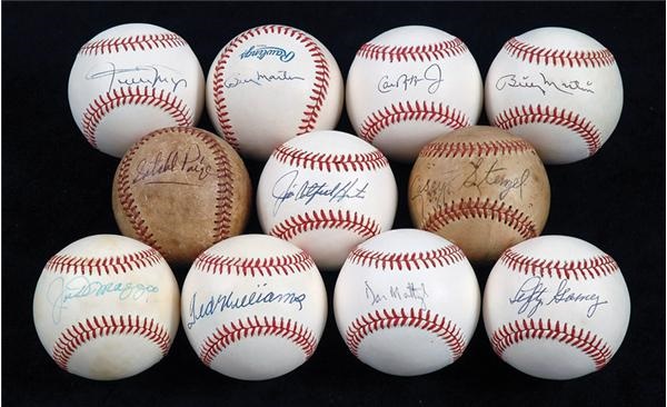 - Large Signed Baseball Collection (66)