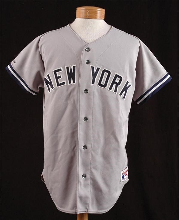 - Mickey Mantle Autographed Yankees No. 7 Road Jersey