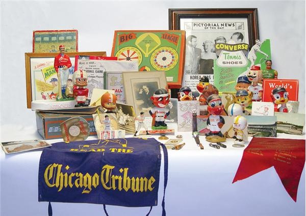 Tremendous Sports Memorabilia Collection of Baseball, Football, Boxing, Vintage Games and Much More (2,000+ pieces)