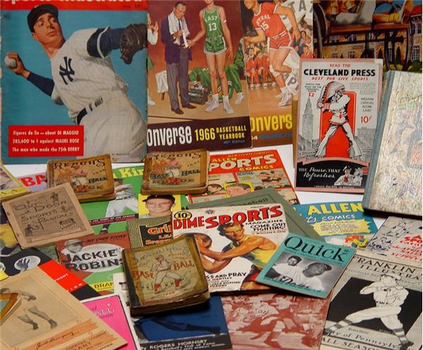 - Huge Sports Book, Booklet and Publication Collection (1,000+ pieces)