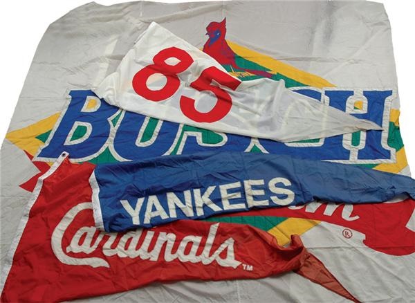 - Collection of Stadium Flags All Flown in Busch Stadium (5)