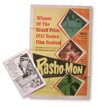 Movies - Rashomon One-Sheet Movie Poster & Pressbook