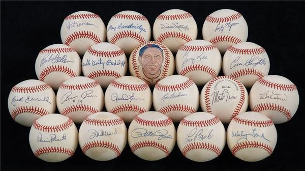 The Jim Rowe Collection - Signed Baseball Collection (27)