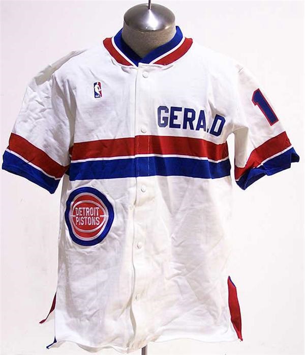 - 1989 Detroit Pistons Gerald Henderson Game Used Warm Up Jacket