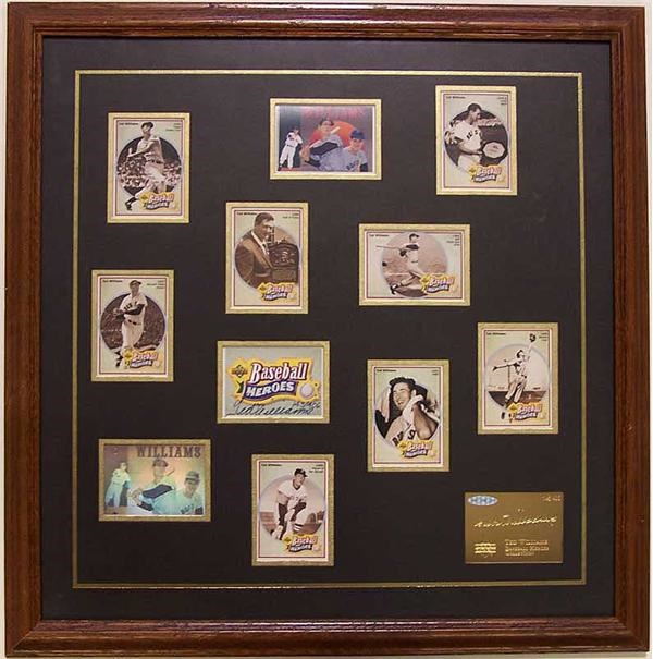 - Ted Williams Signed Limited Edition Card Set UDA.