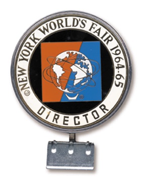 - 1964 New York World's Fair Director's Car Emblem