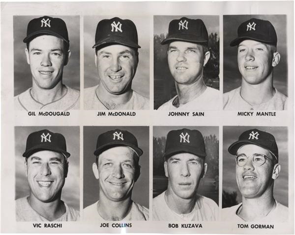 - 1951 & 1952 New York Yankees Baseball World Series Preparedness Photos (2)
