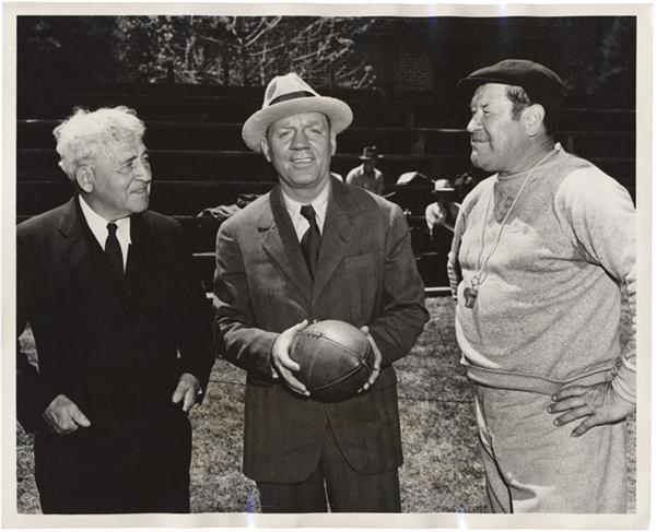 - Jim Thorpe & Amos Alonzo Stagg Football News Service Photo(1940)