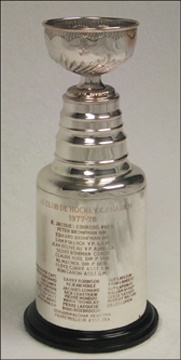 1977-78 Montreal Canadiens Stanley Cup Championship Trophy (13")