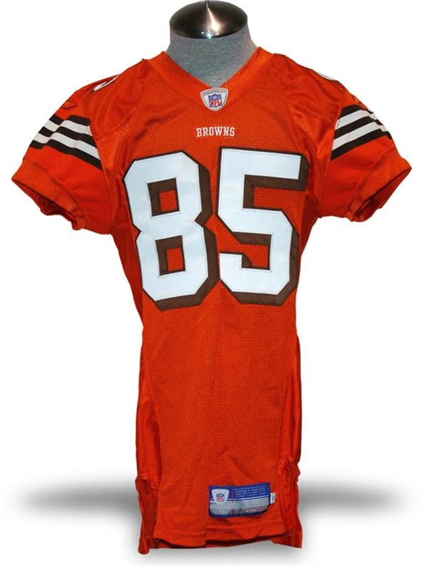Game Used Football - 2003 Kevin Johnson Cleveland Browns Game Used Football Jersey