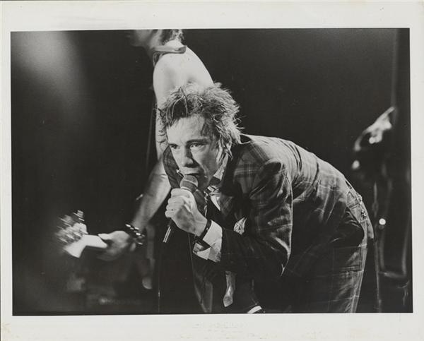 - Sex Pistols Musician Johnny Rotten Photo Lot (9)
