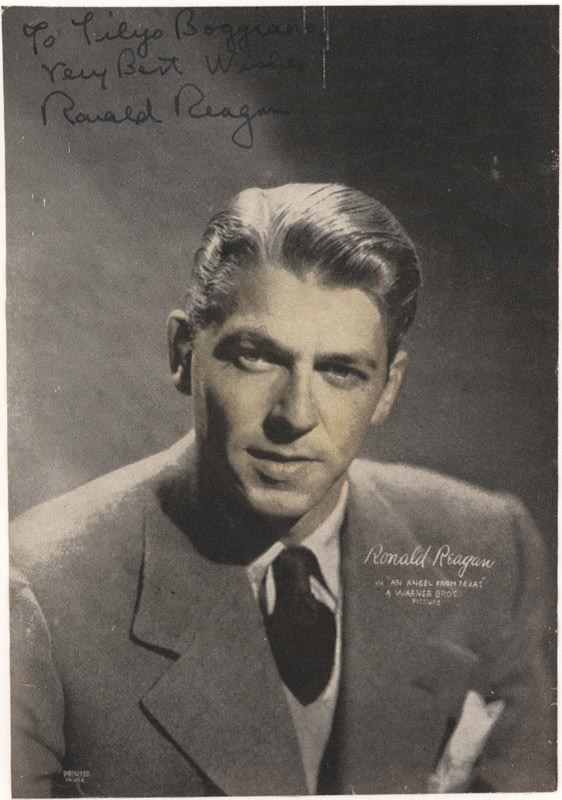 Autographs Historical Celebrity - Vintage Ronald Reagan Signed Photo