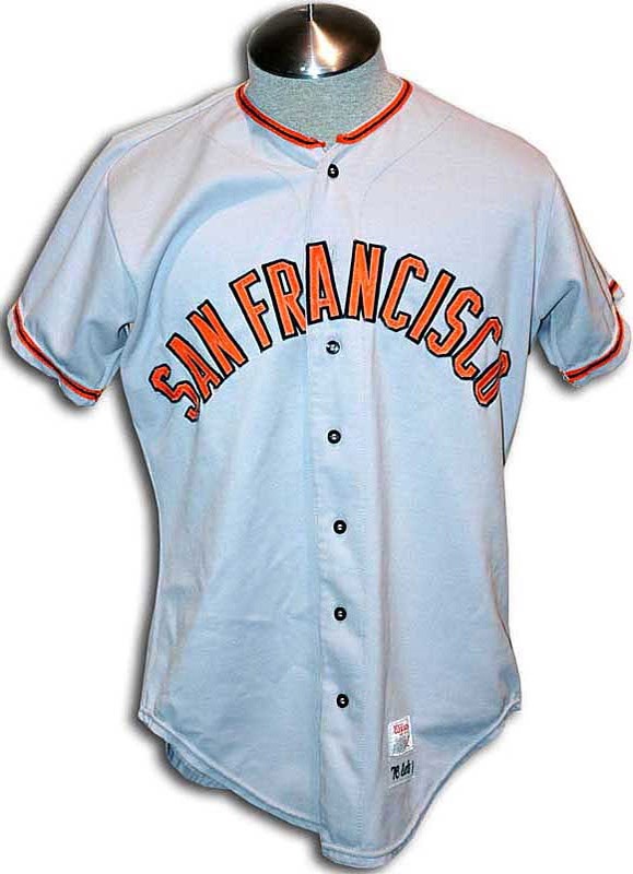 - 1976 San Francisco Giants Game Used Baseball Jersey