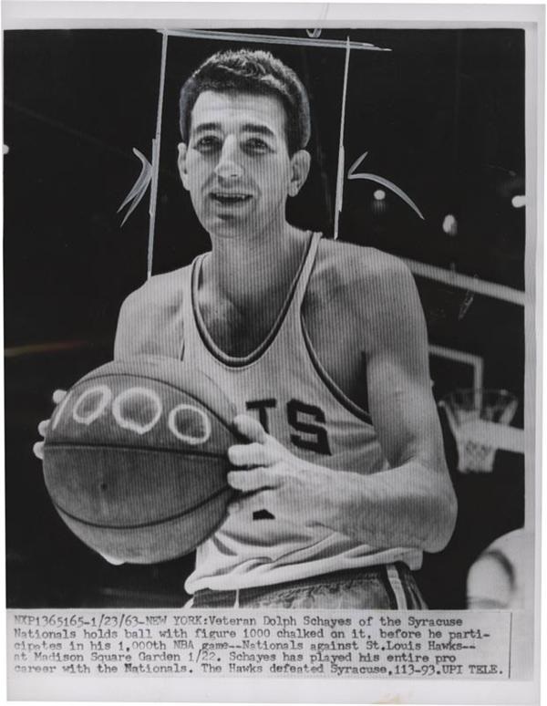 - Dolph Schayes Basketball Photographs (14)