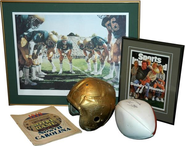 - Notre Dame Football Collection of Signed Items (5)