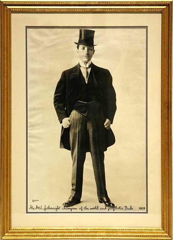 Large 1909 Abe Attell Boxing Photograph (12 x 19'')