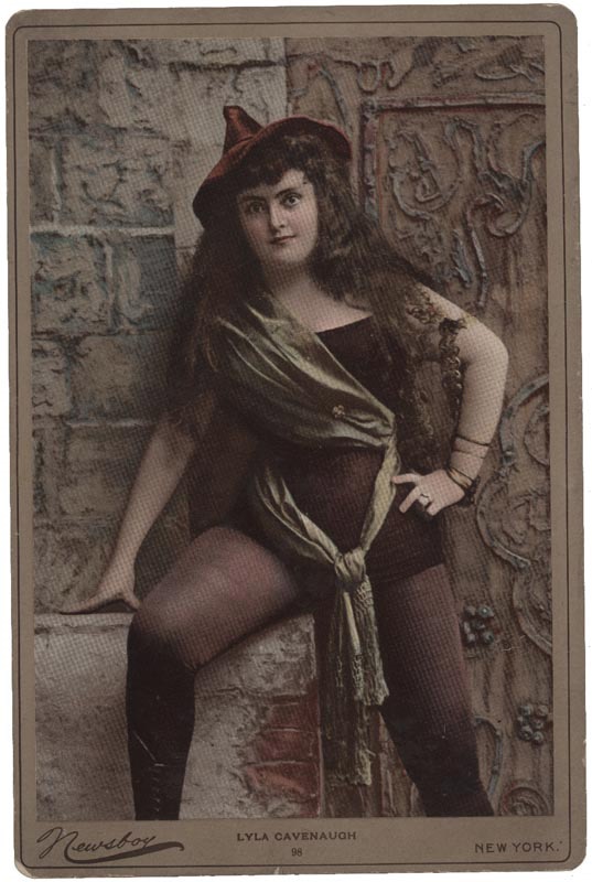 - 19th Century Actress Large Cabinet Cards by Newsboy (15)