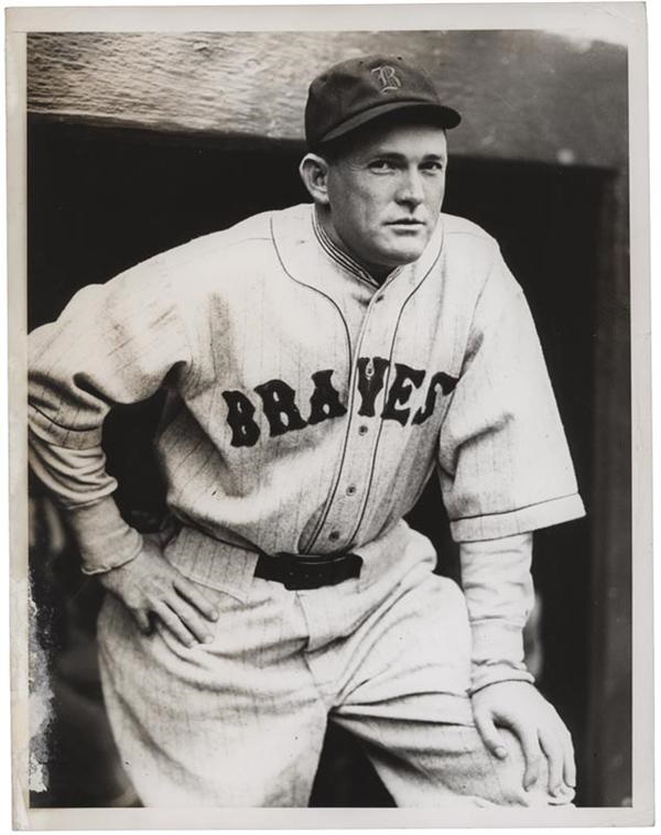 - 1928 Rogers Hornsby with the Boston Braves