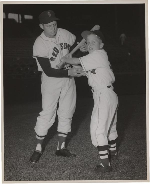 1954 Boston Red Sox Players Coaches and Kids Photos (39)