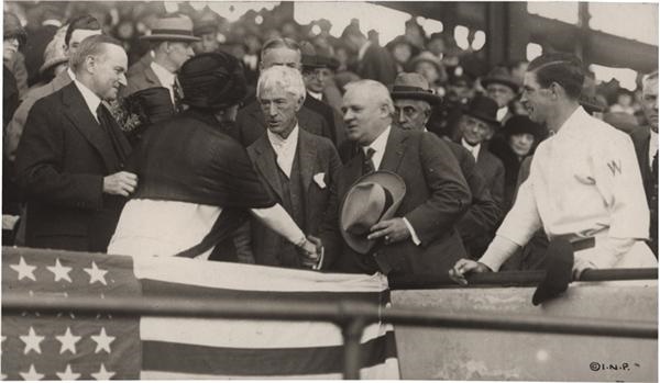 New York Giants Baseball Manager John McGraw at 1924 World Series Photo