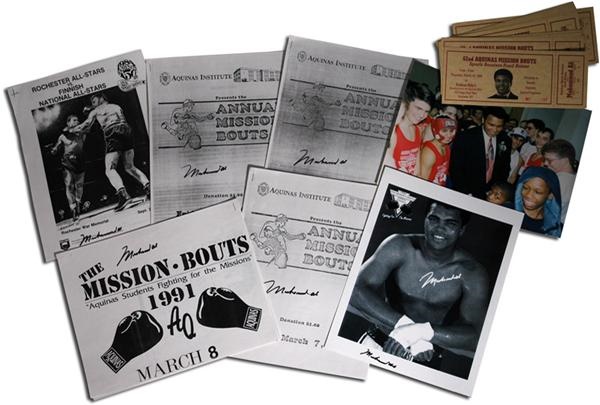 Autographs Other - Muhammad Ali Signed Items (6 signatures)