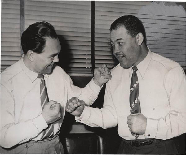 Muhammad Ali & Boxing - Joe Louis and Max Schmeling Boxing Wire Photos (2)