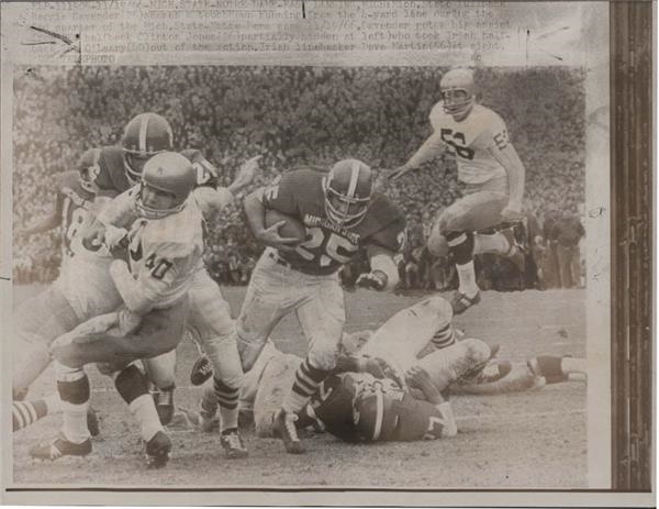 - 1966 Michigan State / Notre Dame Wire Photos (3)