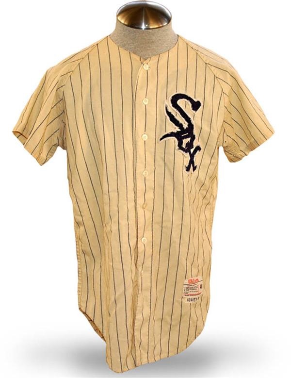 Baseball Equipment - 1965 Danny Cater Game Worn Chicago White Sox Jersey