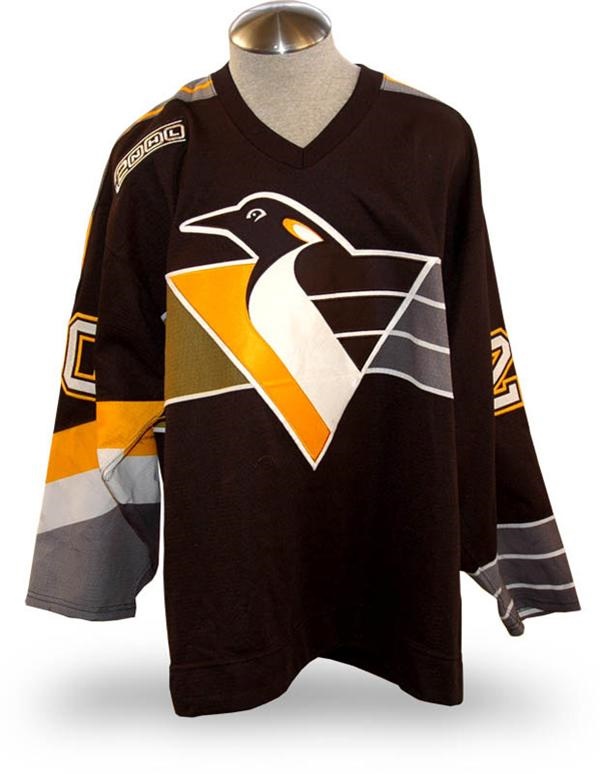 - 1999-00 Robert Lang Pittsburgh Penguins Game Worn Jersey