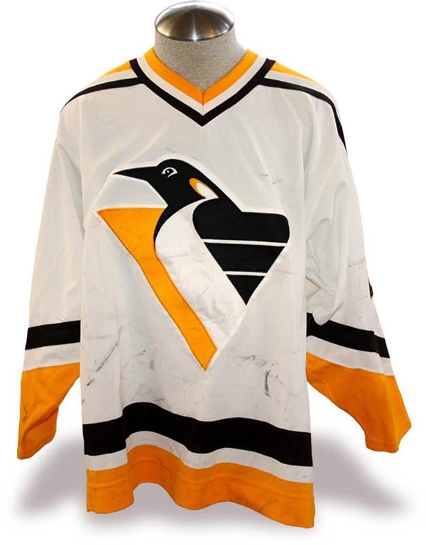 1994-95 John Cullen Pittsburgh Penguins Game Worn Jersey