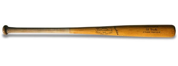 Baseball Equipment - 1950&#39;s Al Dark Game Used Baseball Bat