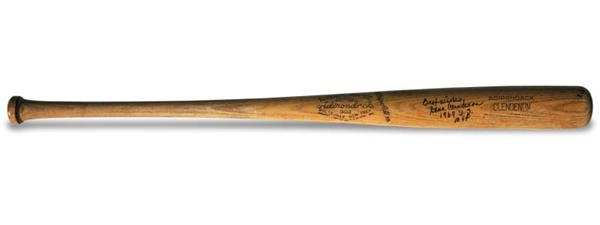 Baseball Equipment - Donn Clendenon Signed Game Used Baseball Bat