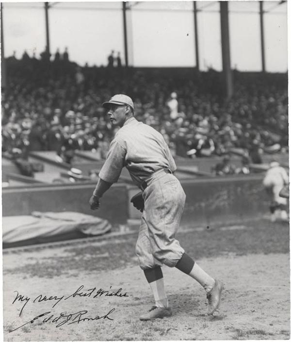 Baseball Autographs - Edd Roush Vintage Signed Photo