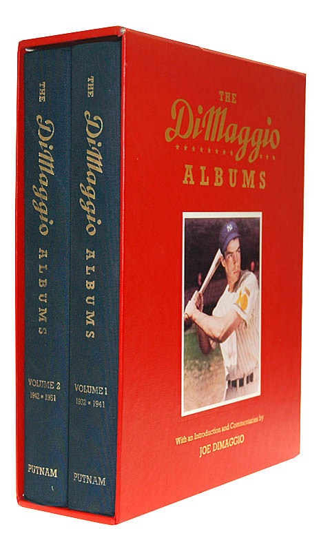 Baseball Autographs - Joe DiMaggio Signed Two Book Set